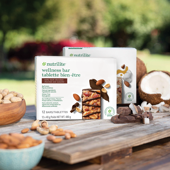 Nutrilite™ Wellness Bars – Nutty Dark Chocolate | Vitamins