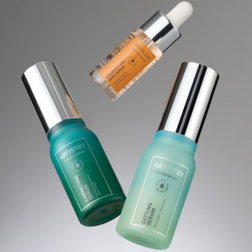 Artistry Skin Nutrition Vitamin C + HA3 Daily Serum and Defying and Correcting Serums